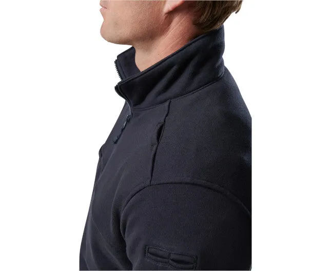 JOB SHIRT 1/4 ZIP 2.0, BLACK