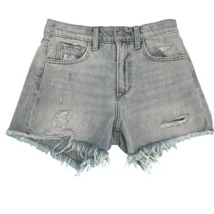 Joe's Jeans Shorts The Kinsley Blue Denim High Rise Deconstructed 4&quot; size 25