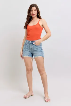 Judy Blue HW Rigid Magic Destroy Cut Off Shorts