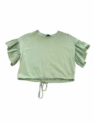 Junior Girls  Size Small Express Green Tops