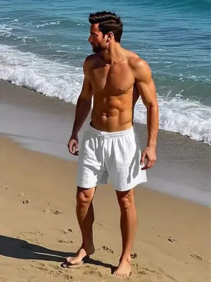 Kai Casual Linen Shorts