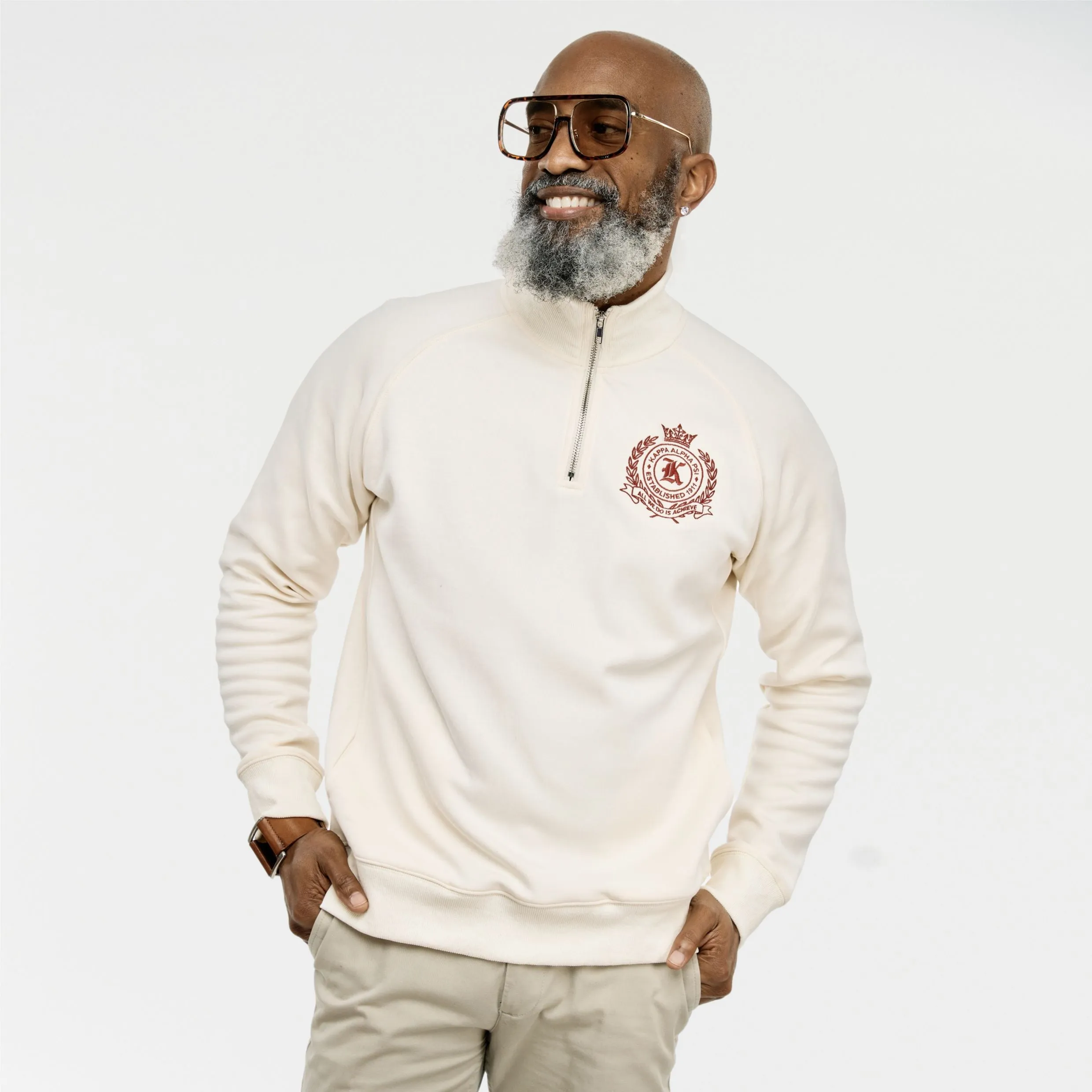 Kappa Alpha Psi All We Do Is Achieve 1/4 Zip Pullover