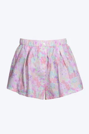 KENNEDY FLORAL-PRINT COTTON-POPLIN SHORTS