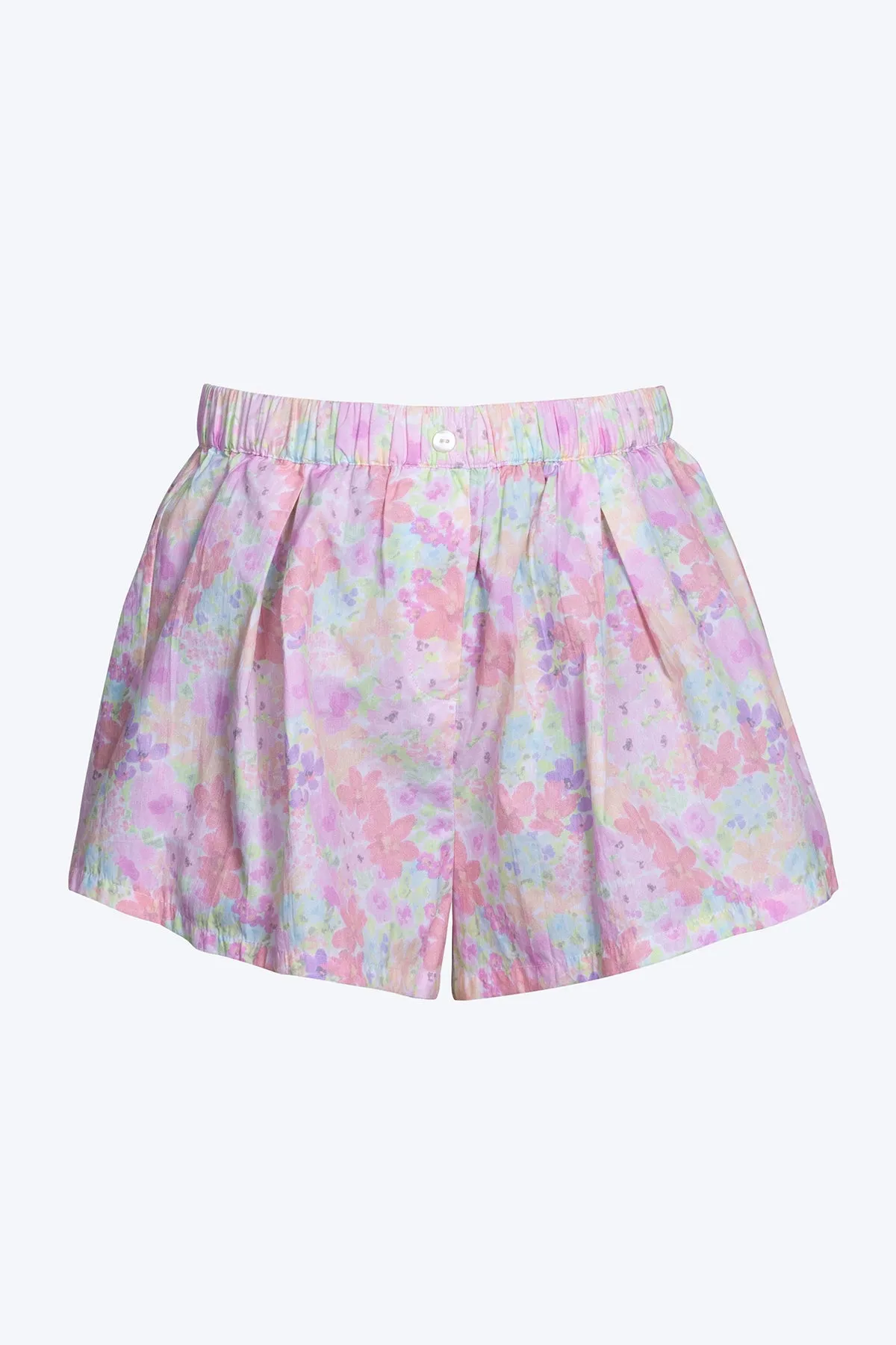 KENNEDY FLORAL-PRINT COTTON-POPLIN SHORTS