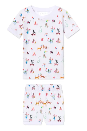 Kids Shorts Set in Birthday Party