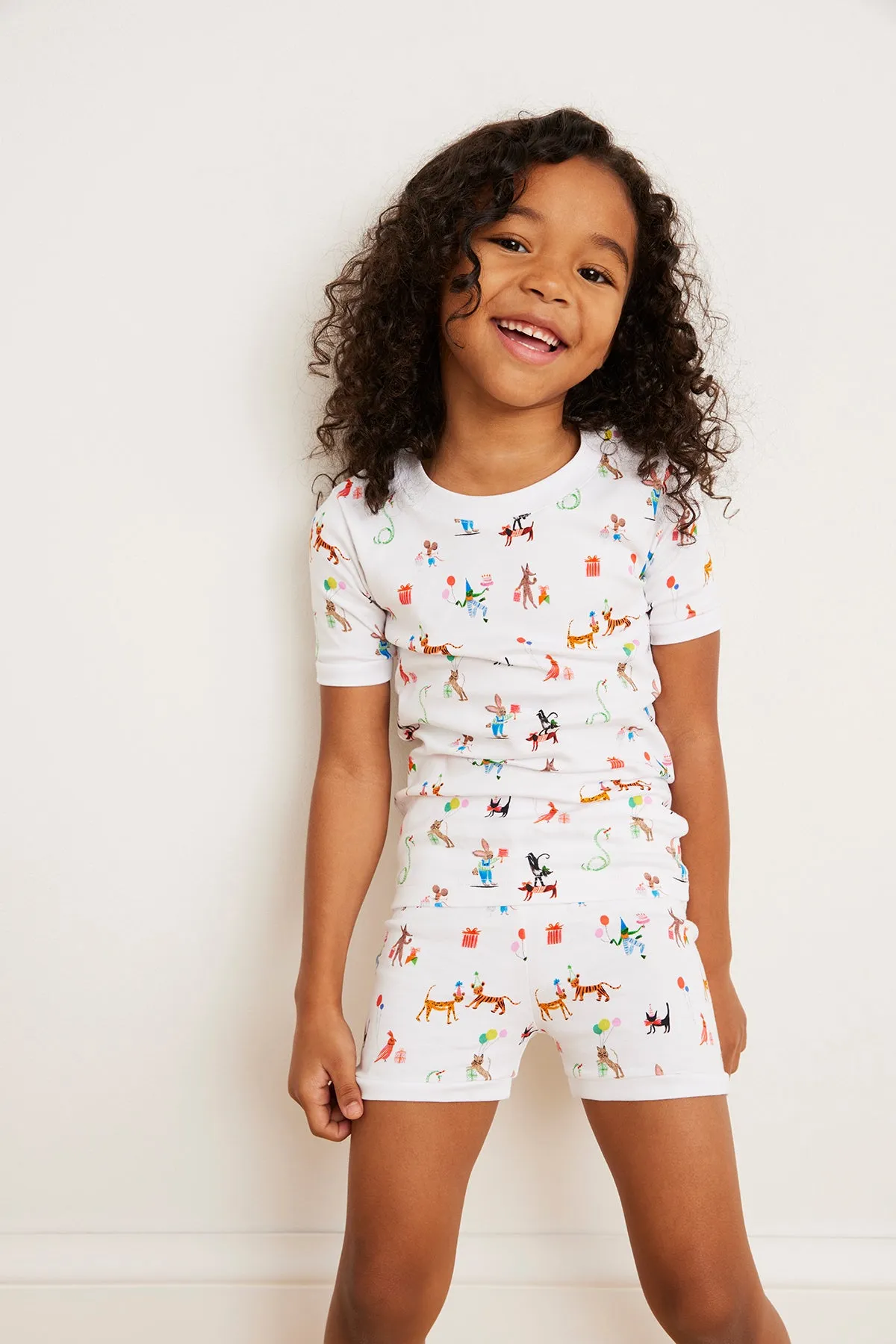 Kids Shorts Set in Birthday Party