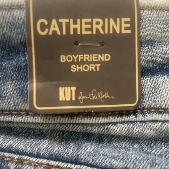 Kut from the Kloth New Size 4 Catherine Boyfriend Mid Rise Denim Shorts