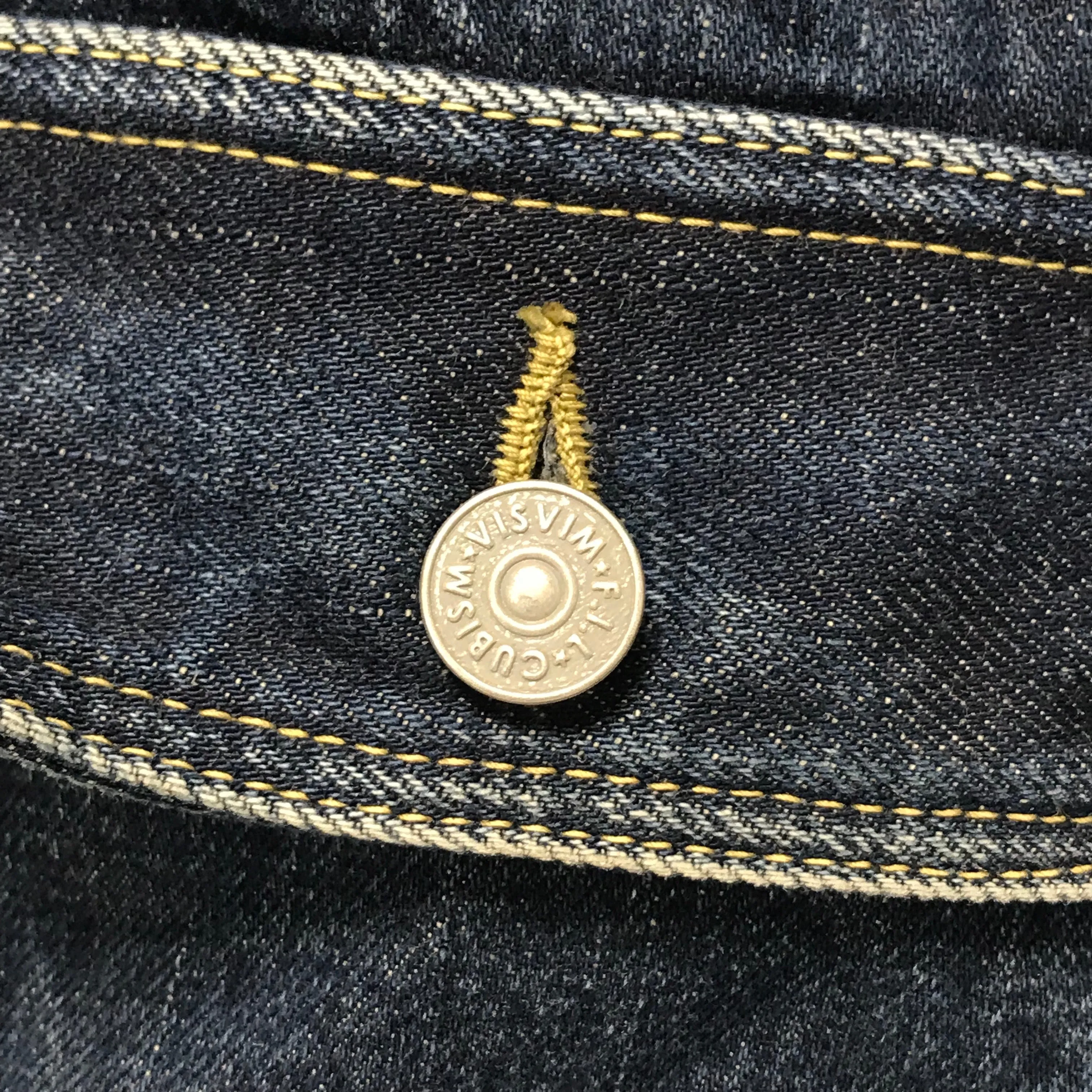[L] DS! Visvim 18AW SS 101 JACKET DAMAGED INDIGO