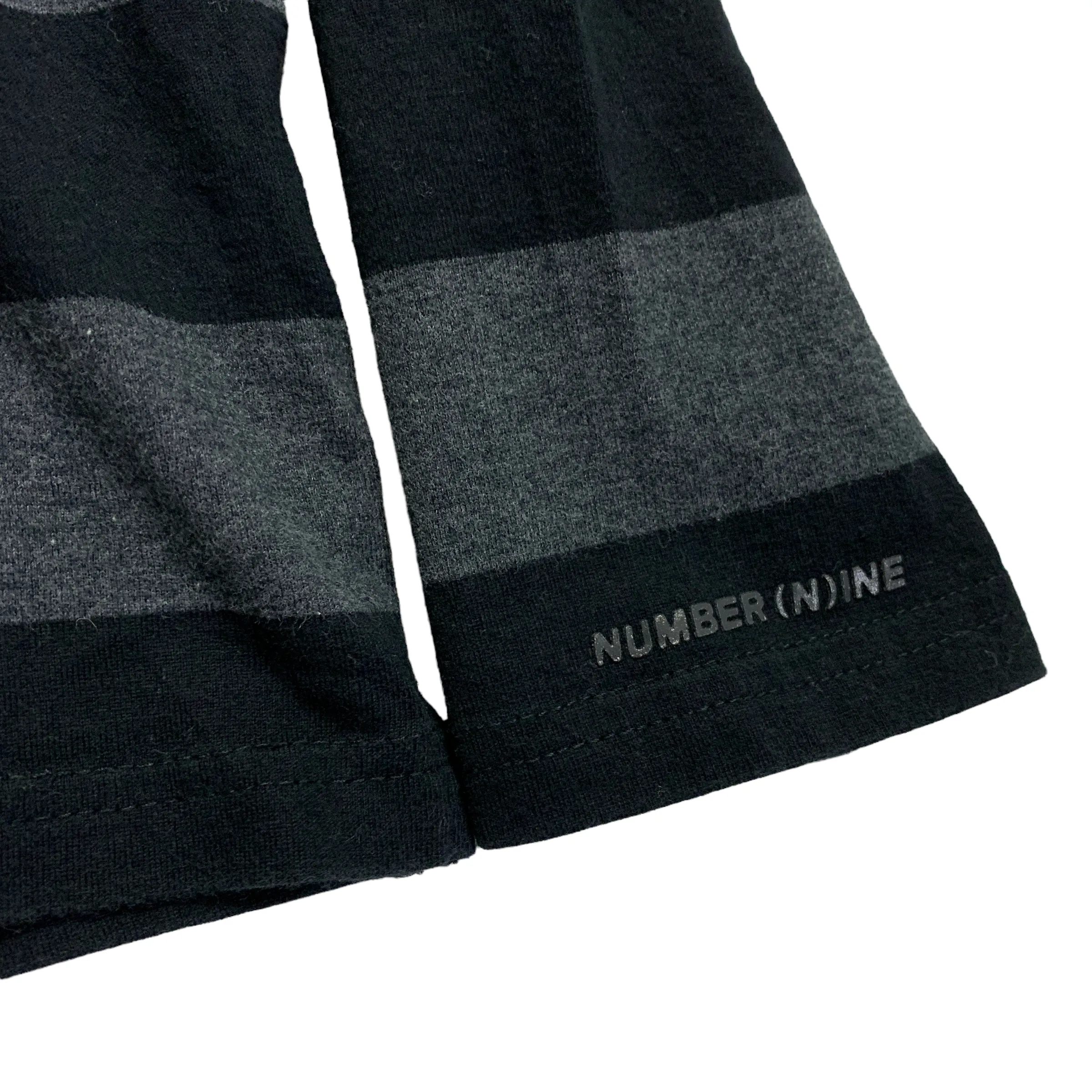 [L] Number Nine Border Stripe LS Tee T Shirt