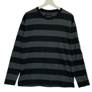 [L] Number Nine Border Stripe LS Tee T Shirt