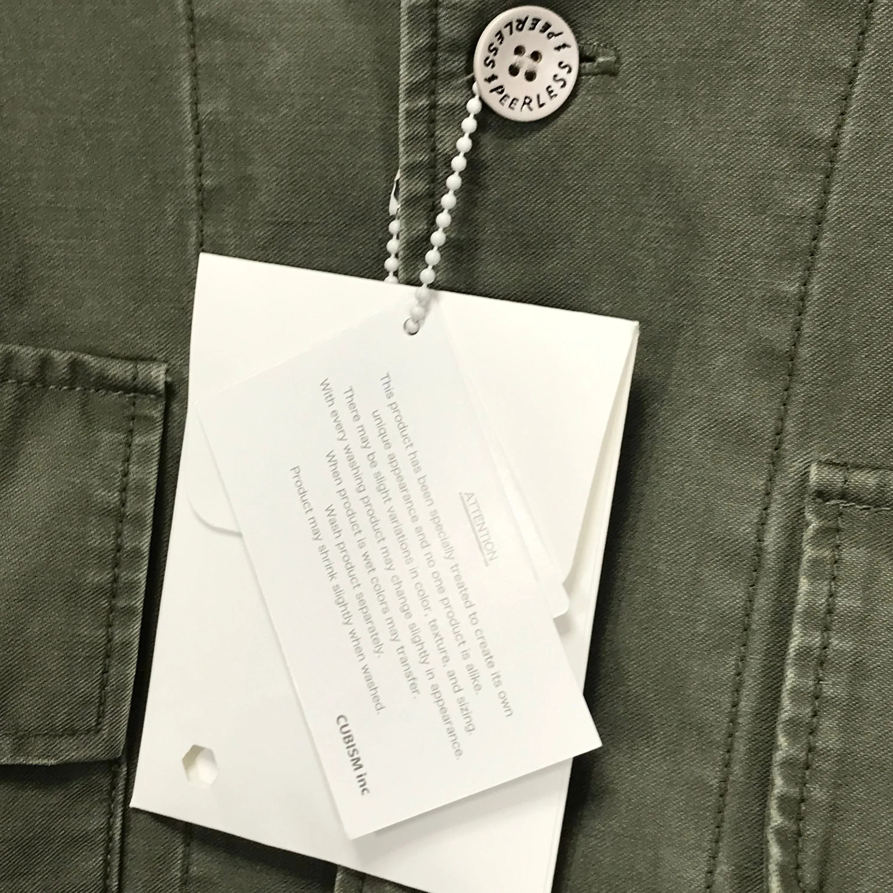 [L] Visvim 19SS VISVIM DOMAINE SHIRT JKT PALISADES OLIVE