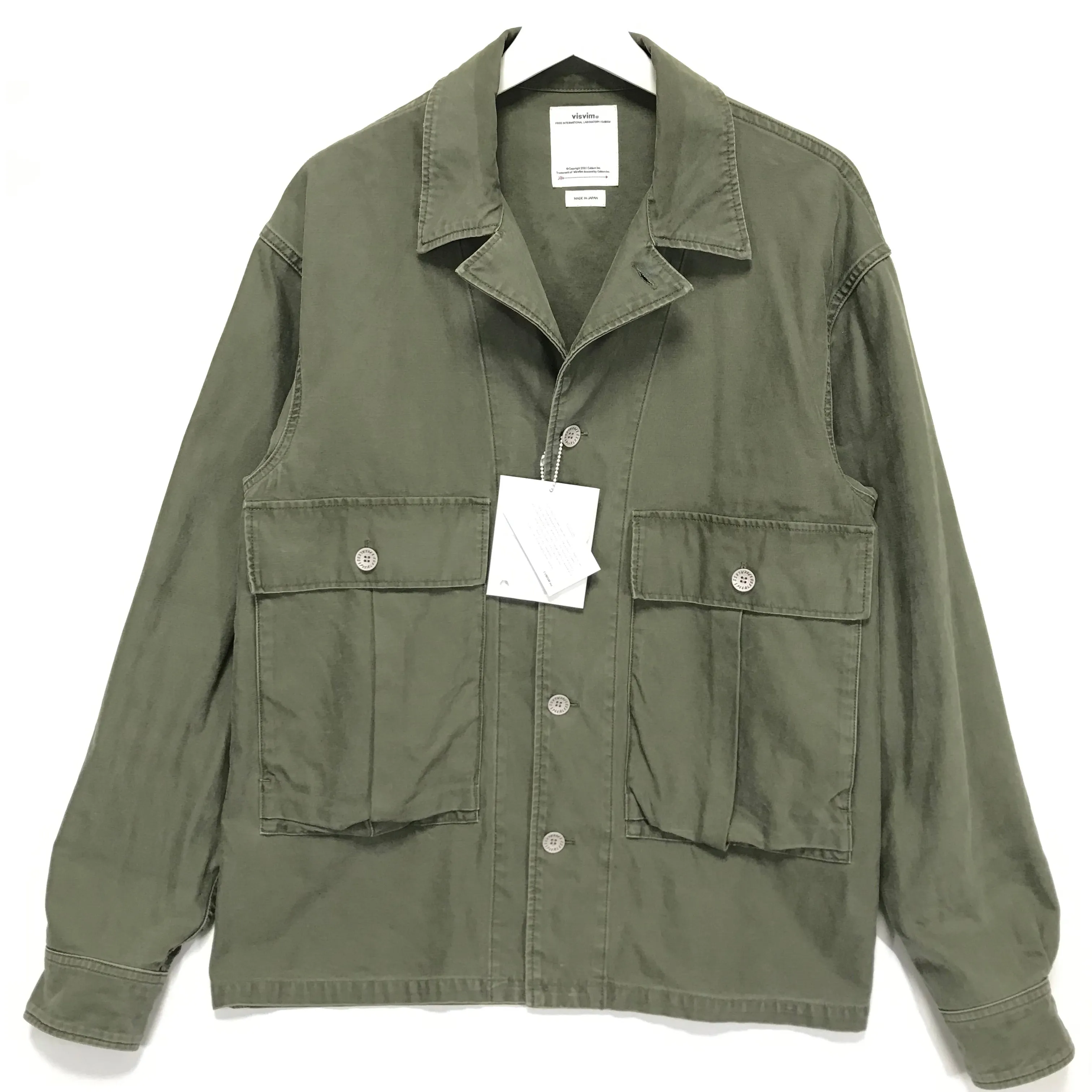 [L] Visvim 19SS VISVIM DOMAINE SHIRT JKT PALISADES OLIVE