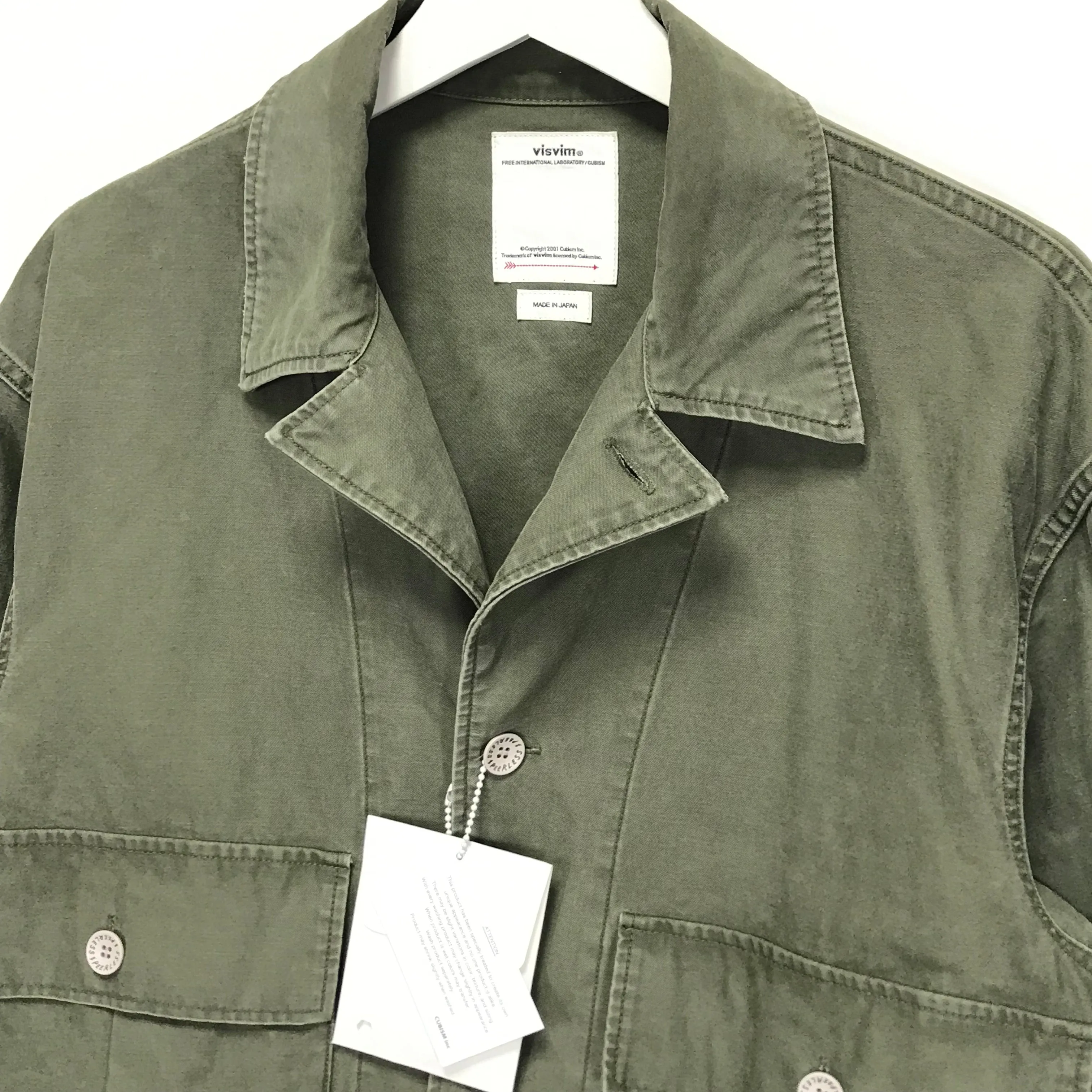 [L] Visvim 19SS VISVIM DOMAINE SHIRT JKT PALISADES OLIVE
