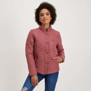 Ladies-Basic Puffer - Mauve