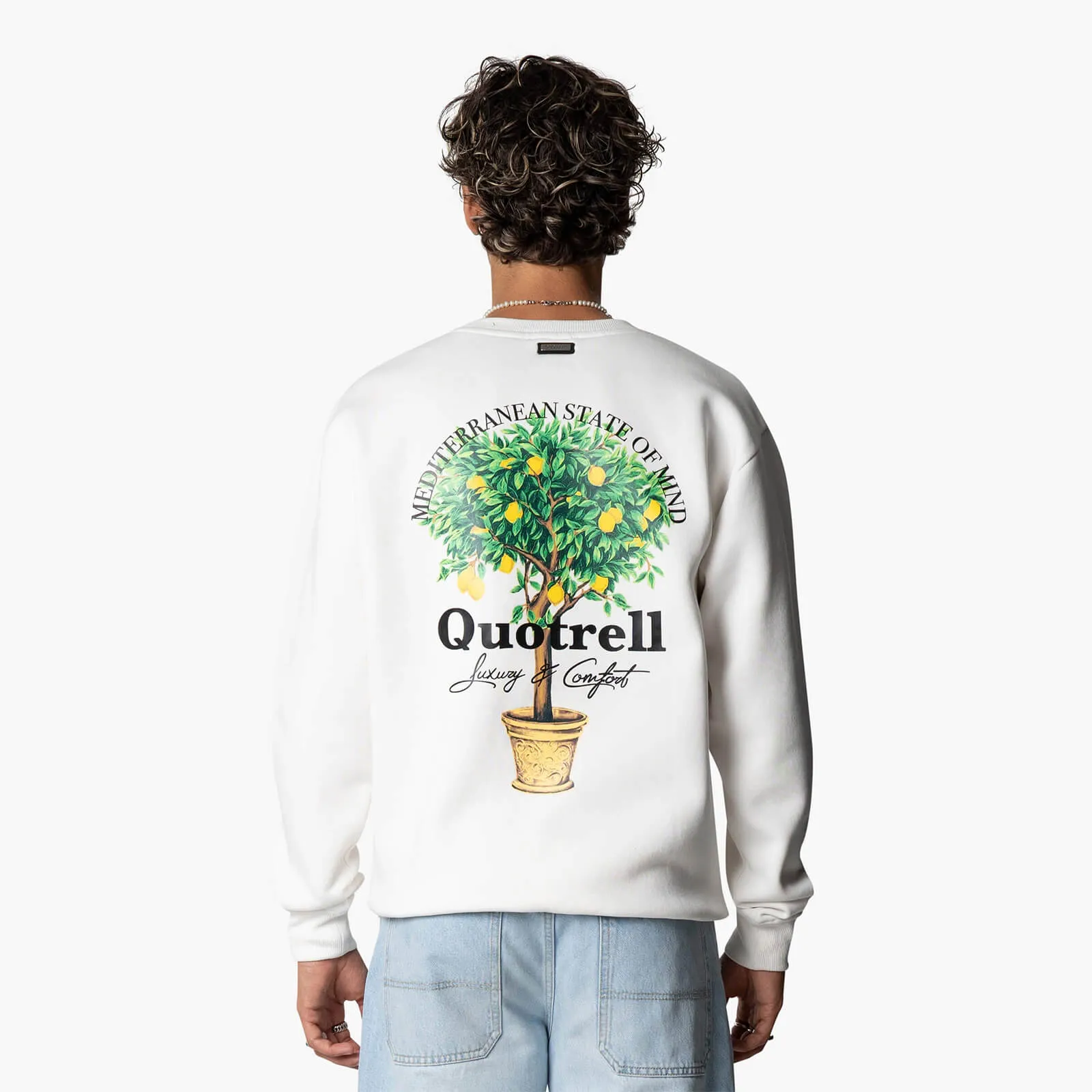 LIMONE CREWNECK | OFF WHITE/BLACK