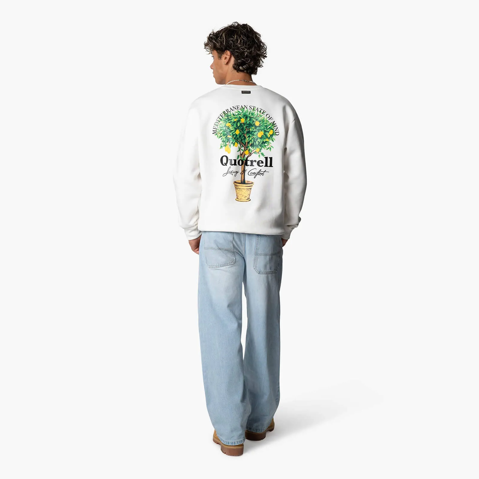 LIMONE CREWNECK | OFF WHITE/BLACK