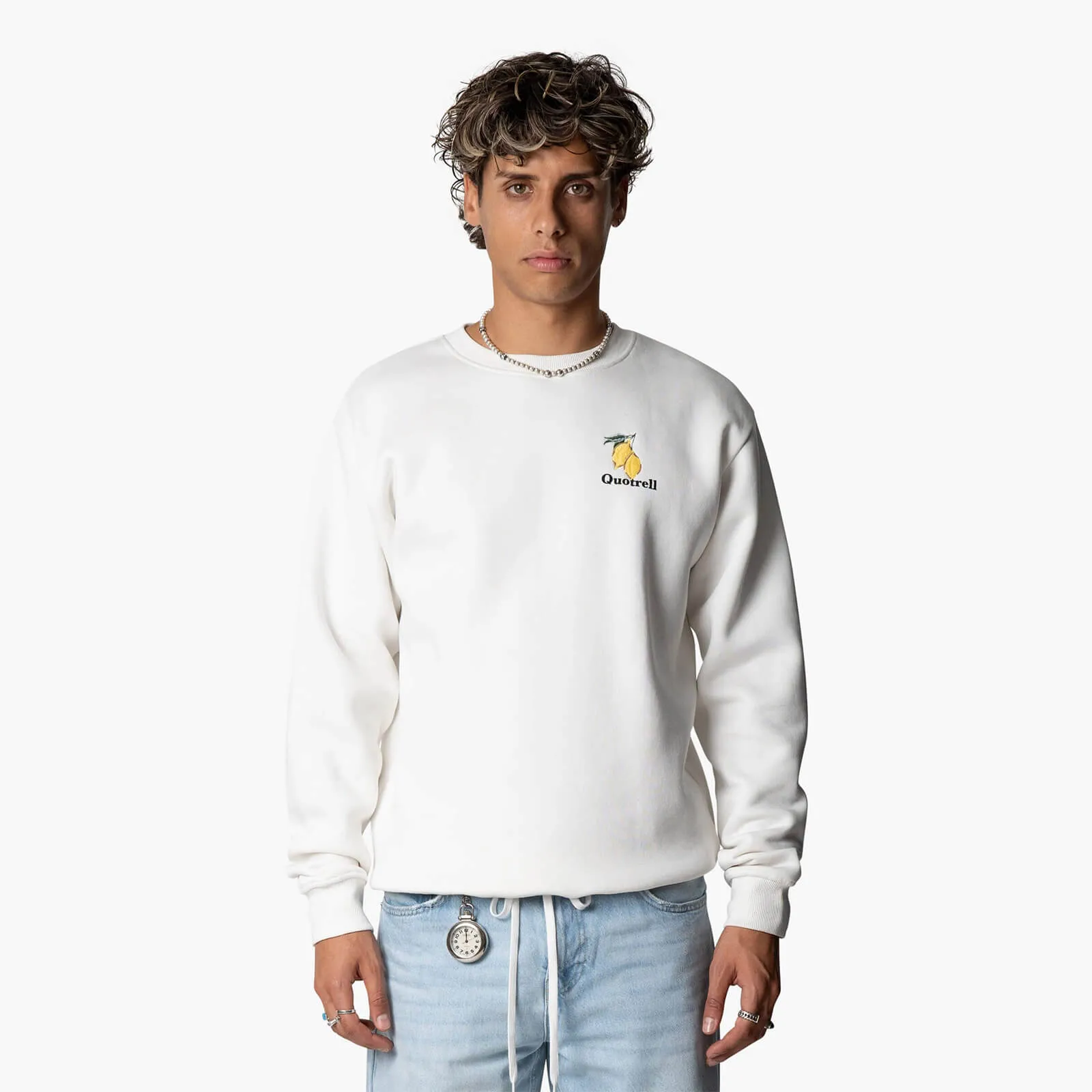 LIMONE CREWNECK | OFF WHITE/BLACK