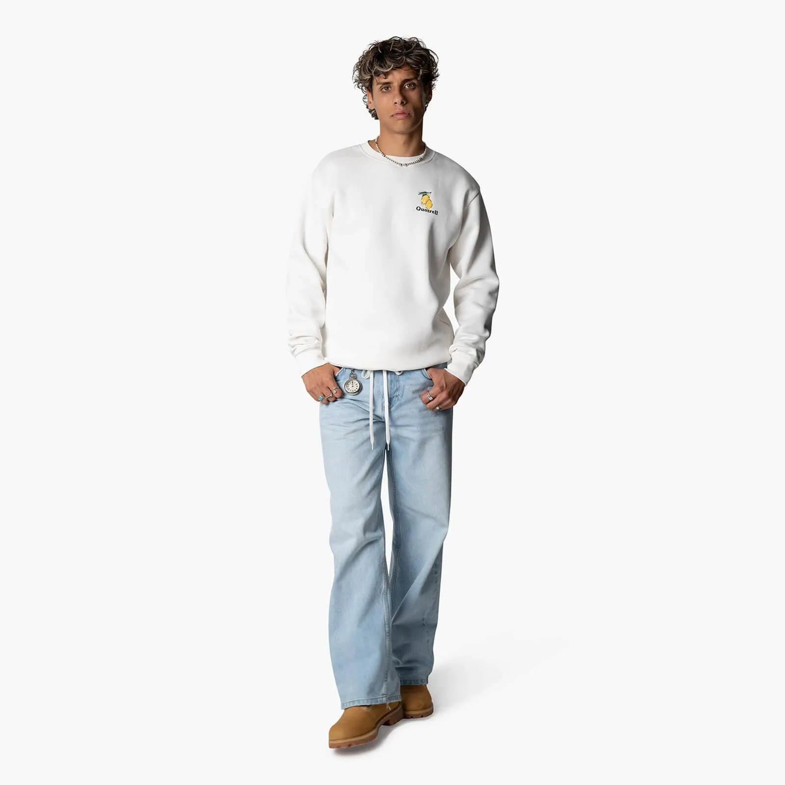 LIMONE CREWNECK | OFF WHITE/BLACK