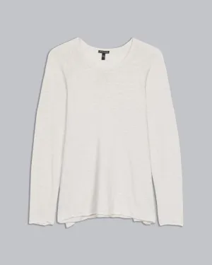 Linen Cotton Slub Pullover
