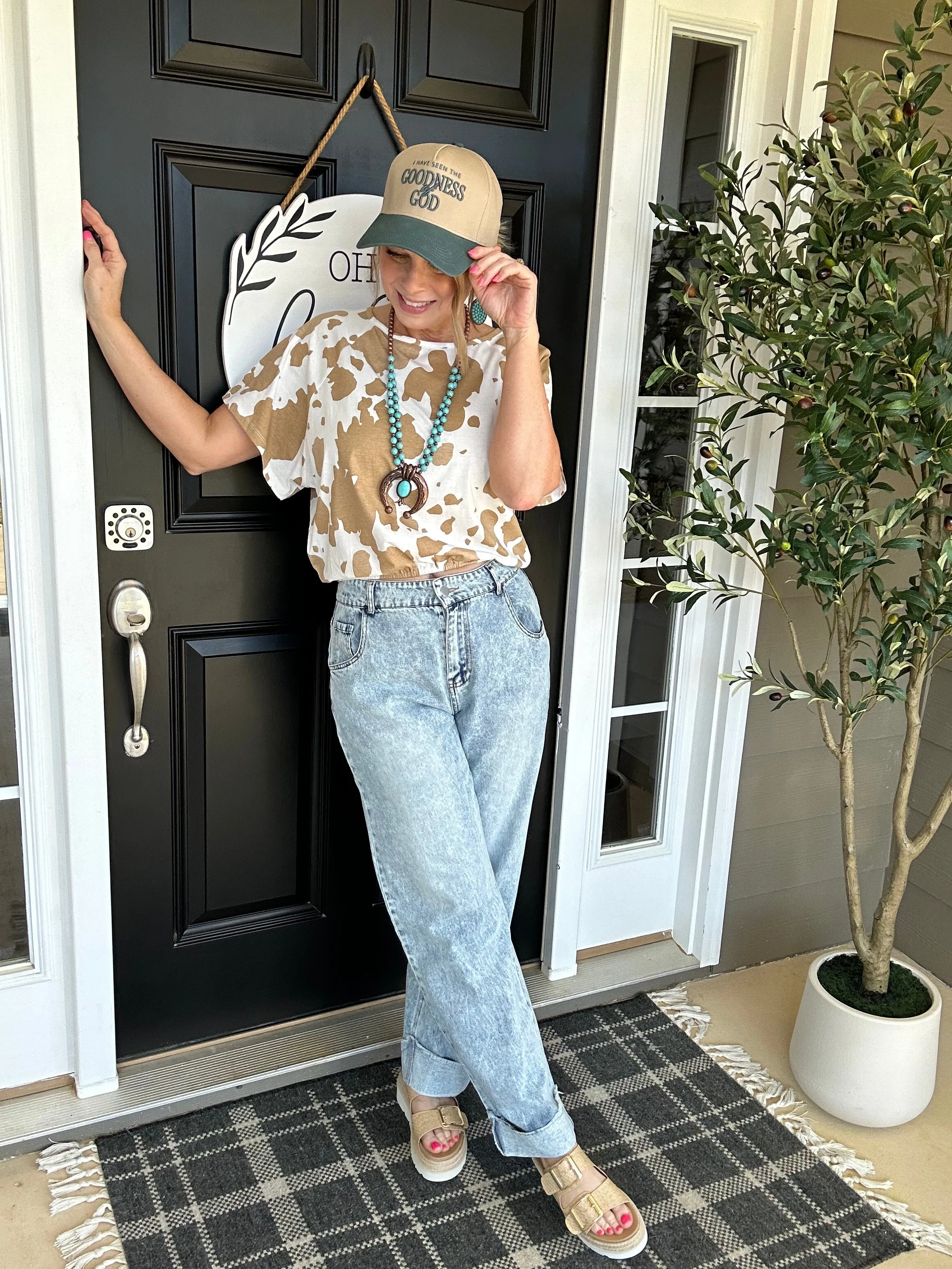 Living Life Crop Top