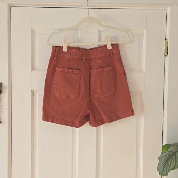LOFT Welt Pocket Denim Jean High Rise Shorts