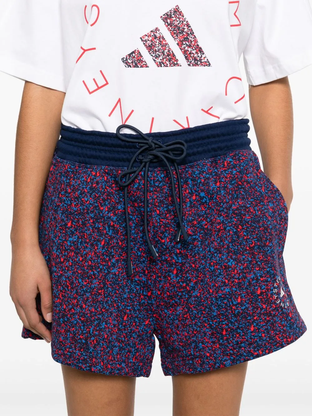 Logo cotton shorts