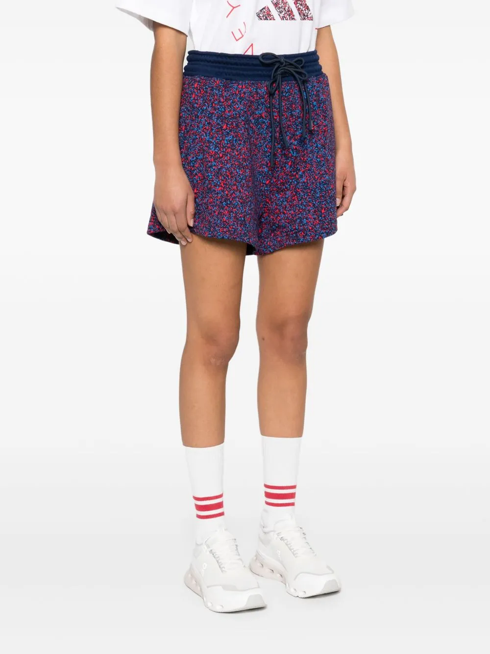 Logo cotton shorts