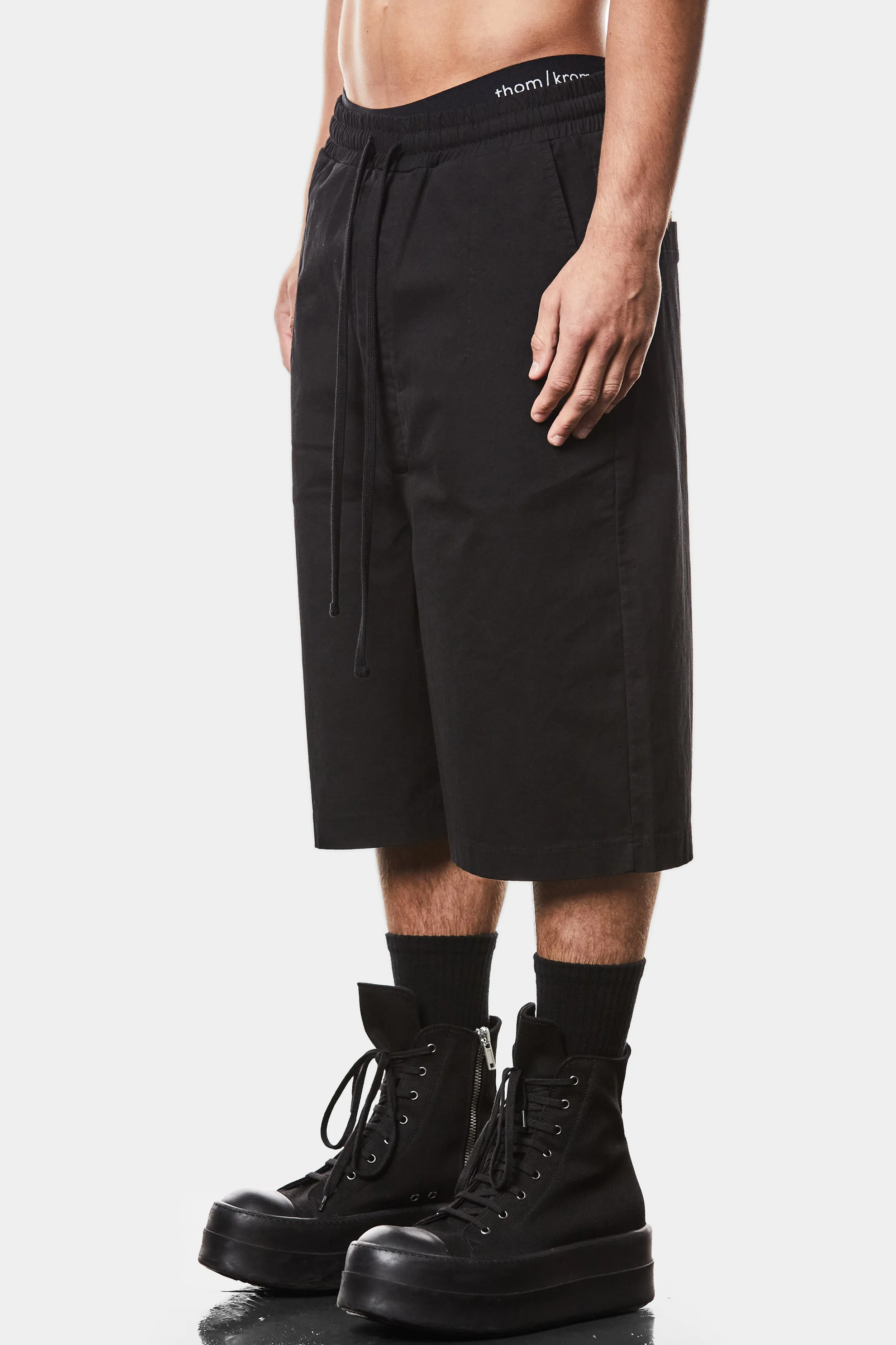Long cotton shorts