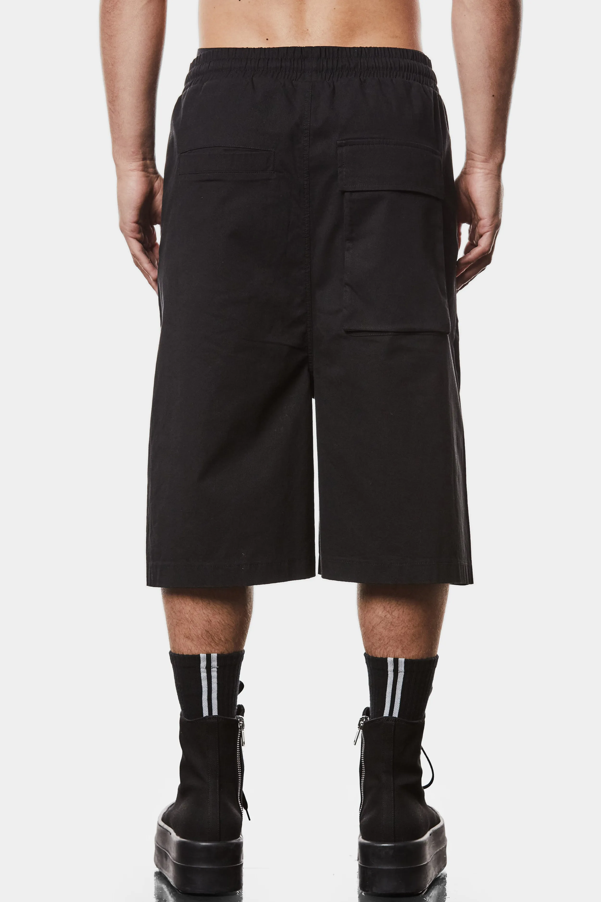 Long cotton shorts