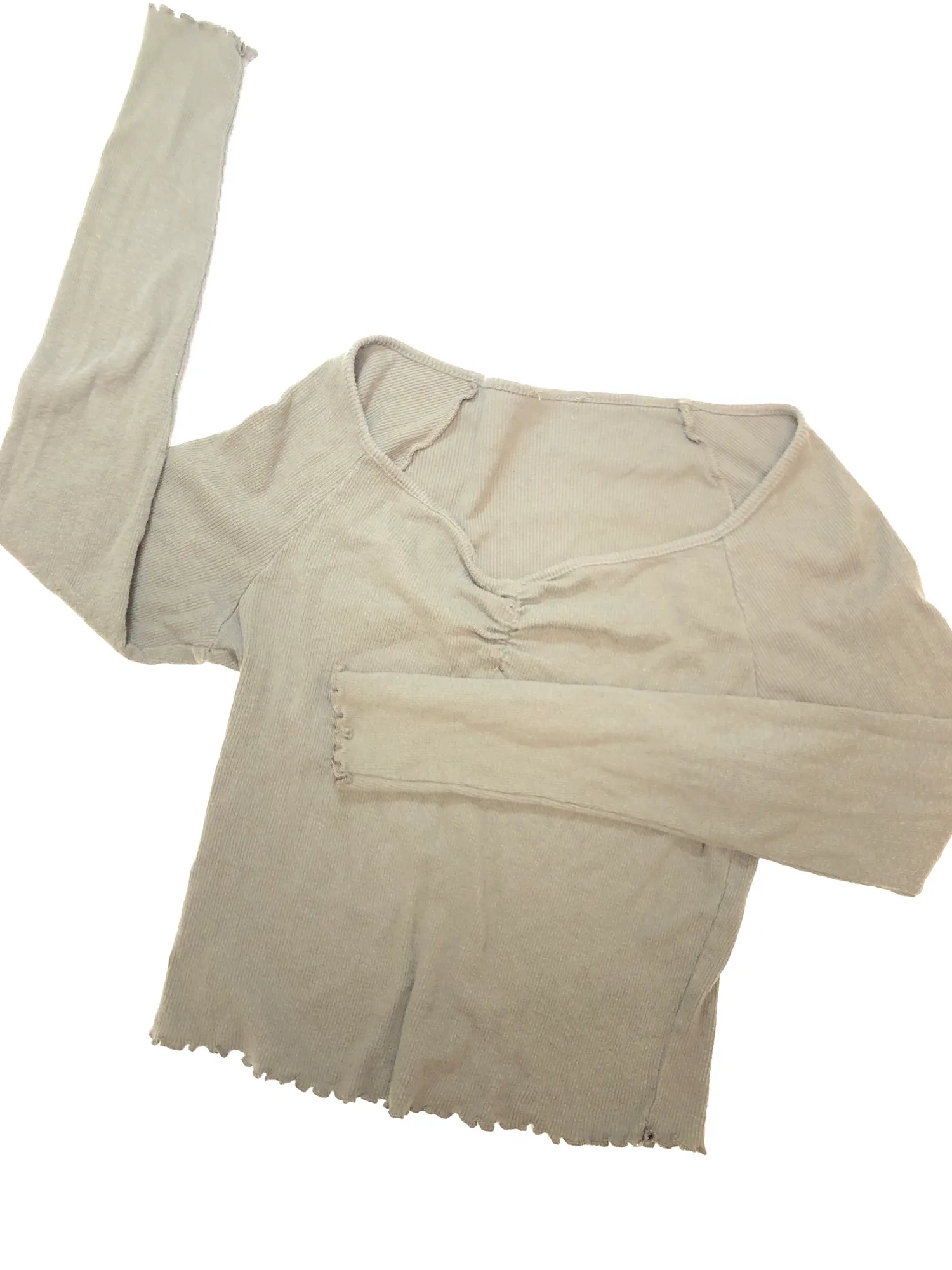 Long Sleeve Crop Top Size Medium