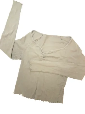 Long Sleeve Crop Top Size Medium