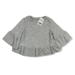Long Sleeve Gray Pullover Top Size 2T baby girls Sweaters
