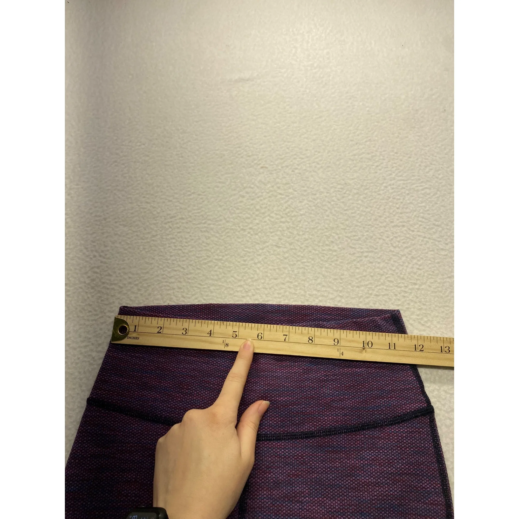 Lululemon High-Waisted Purple Full-Length Leggings #7402