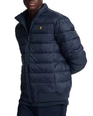 Lyle & Scott Funnel Neck Wadded Jacket Navy