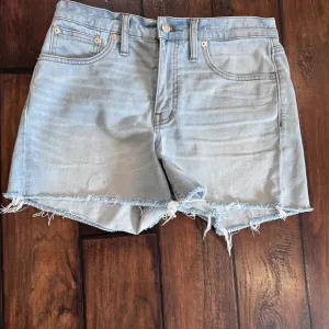 Madewell denim shorts size 28
