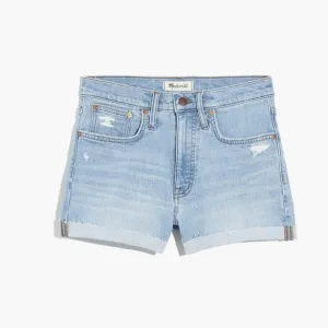 Madewell high-rise blue denim shorts NWT 29