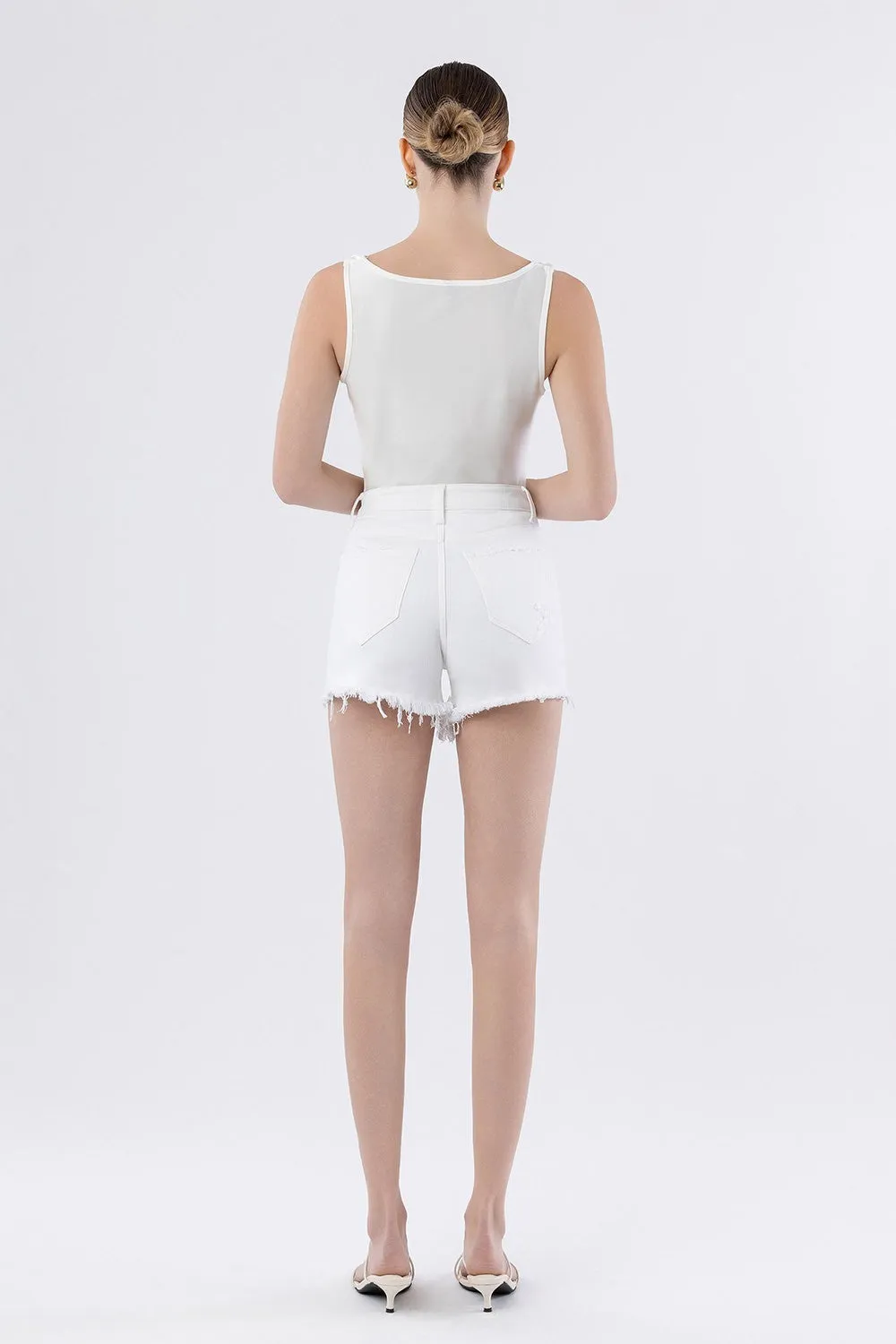 Madison Super High Rise Denim Shorts
