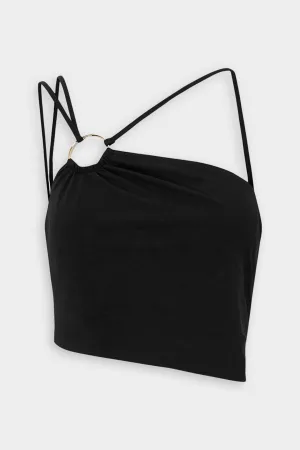 Mai Crop Top in Black