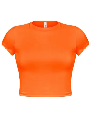 Main Squeeze - Crop Top (neon orange)