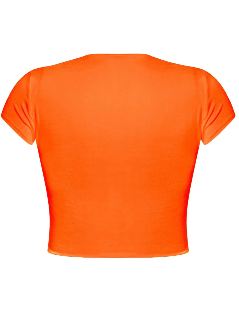 Main Squeeze - Crop Top (neon orange)