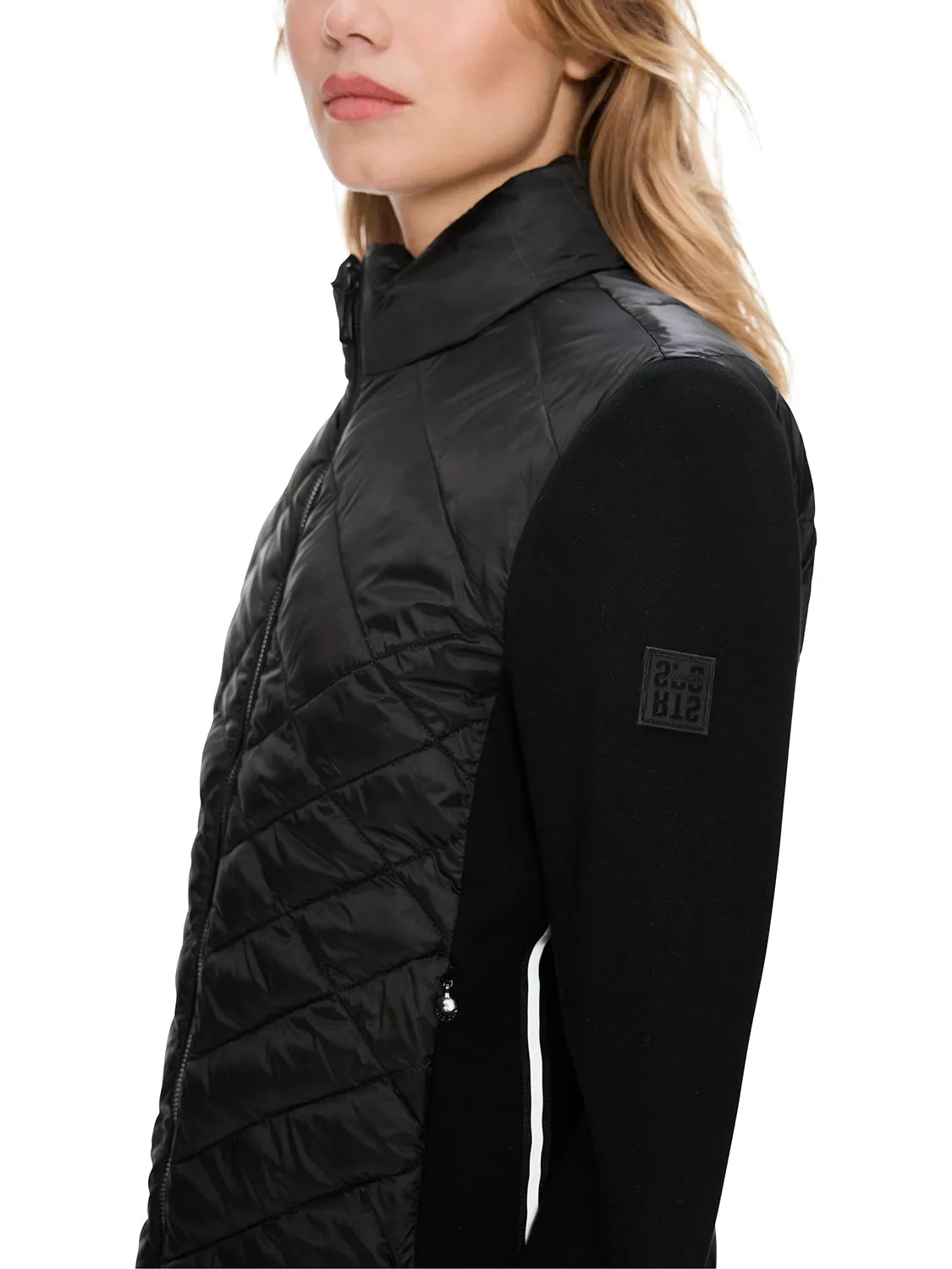 MarcCain Jacket with Rethink together quilting in Black XS 31.06 W33