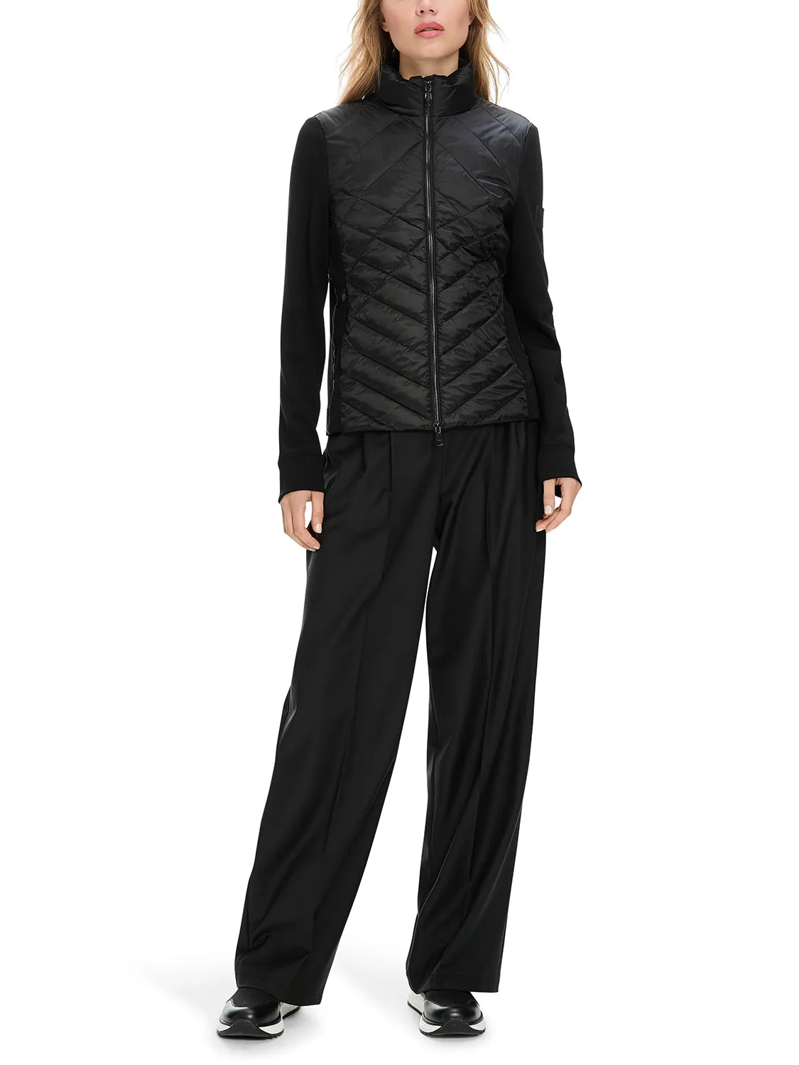 MarcCain Jacket with Rethink together quilting in Black XS 31.06 W33