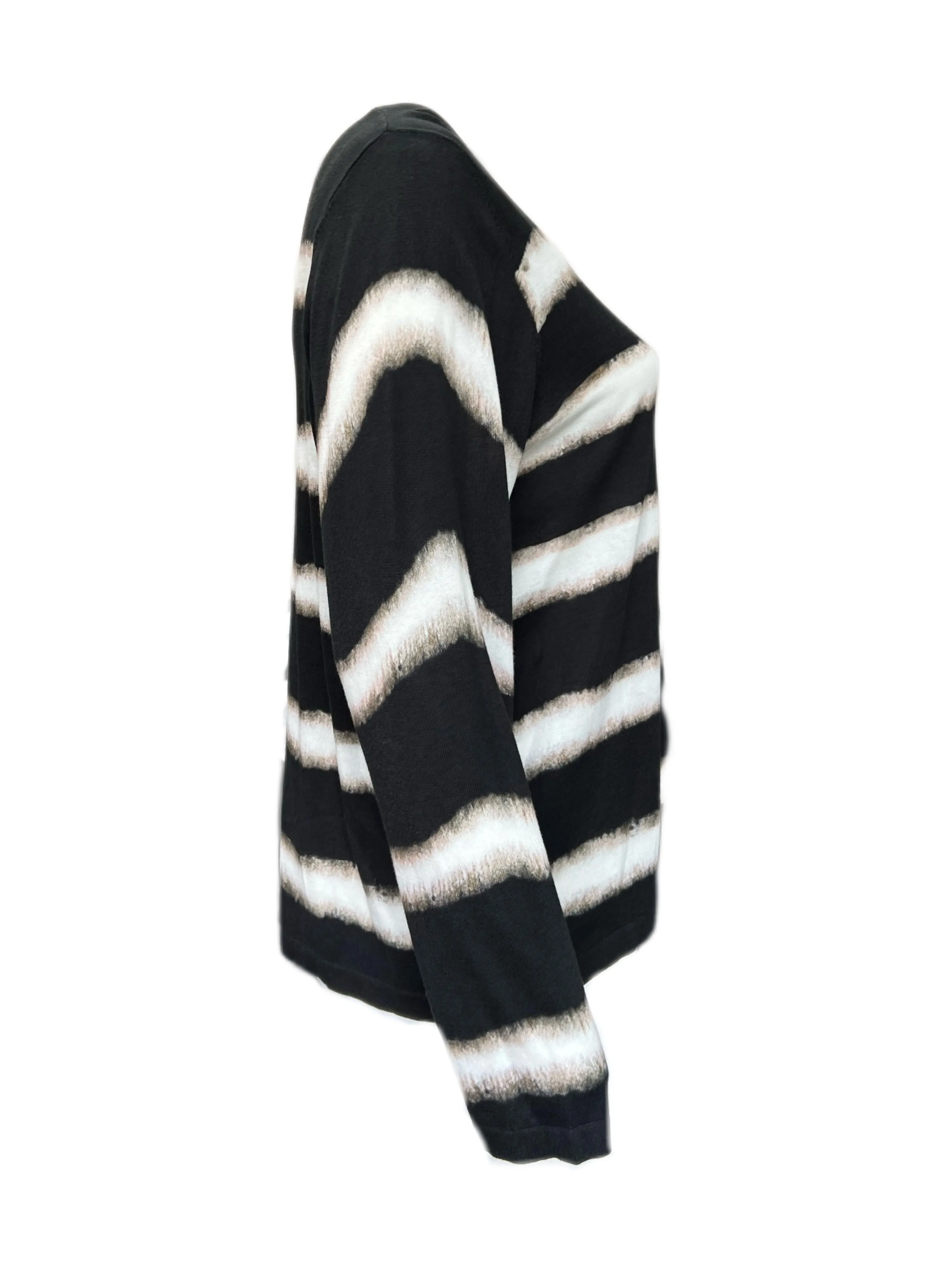 Marina Rinaldi Women's Nero Abilita Knitted Pullover Sweater NWT