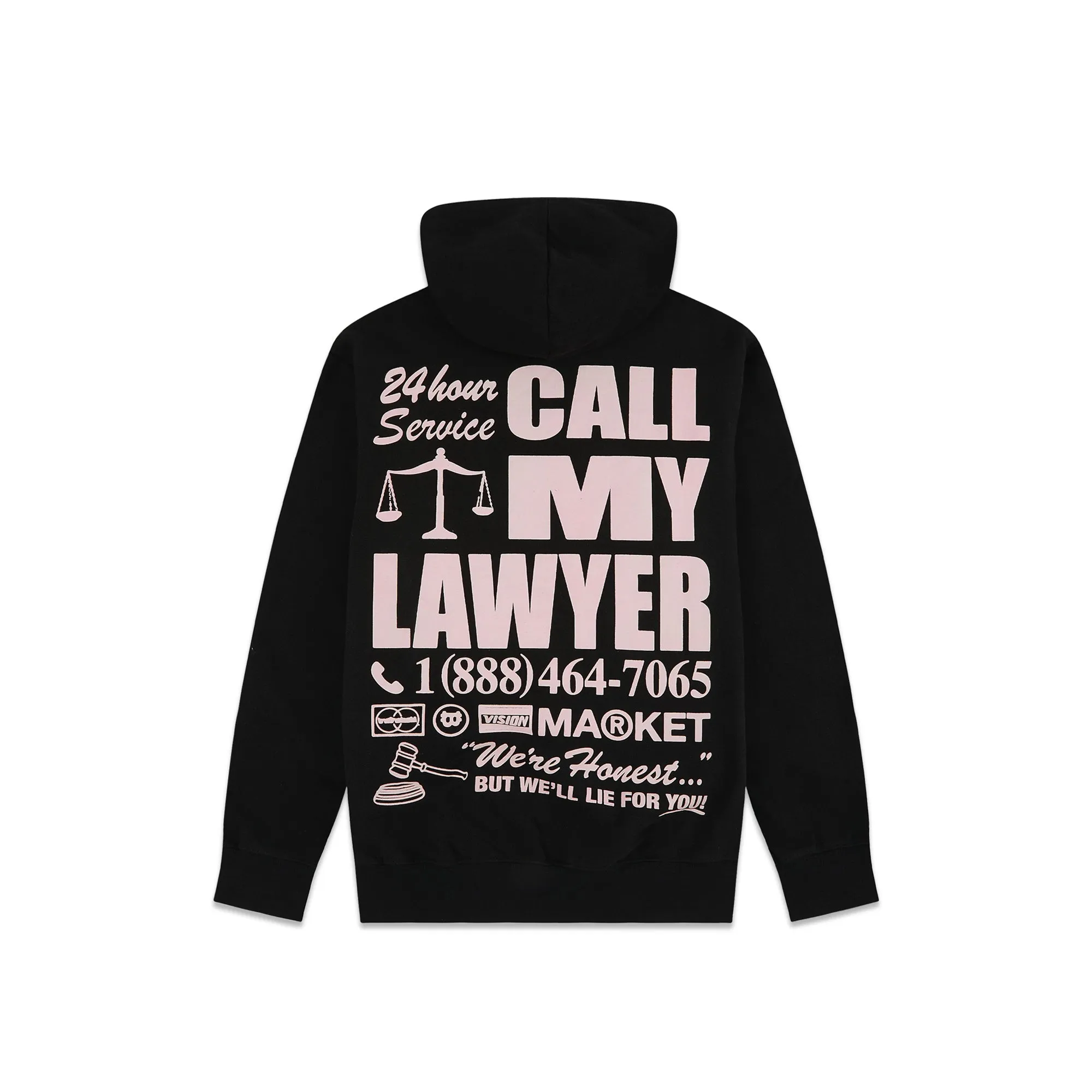 MARKET Mens 24HR Lawyer Service Hoodie