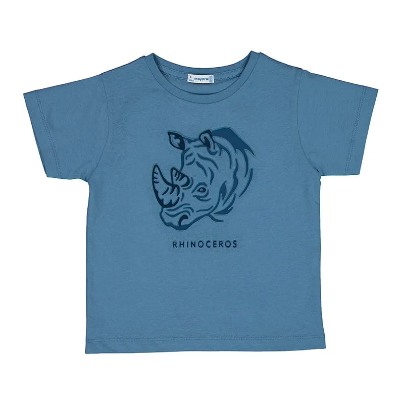 Mayoral 2 Piece Blue 'Rhino' Set