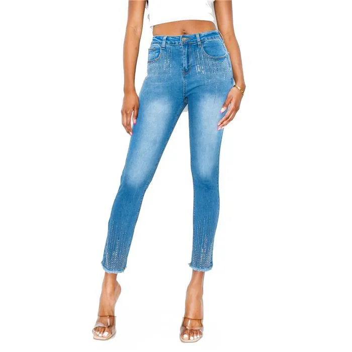 Med Wash Denim Pant