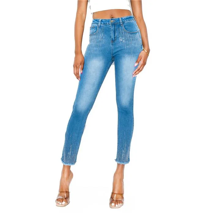 Med Wash Denim Pant