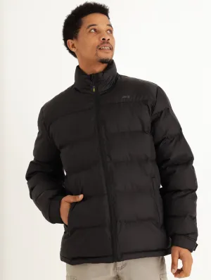 Men's Basic Puffer Wide Quilt - Black