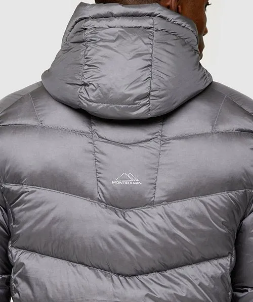 MENS MONTERRAIN DOWN PUFFER JACKET - GREY