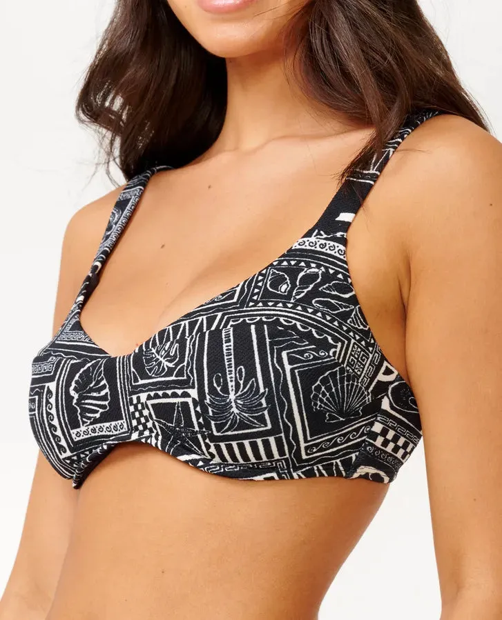 Mermaid Beach D-DD Crop - Black